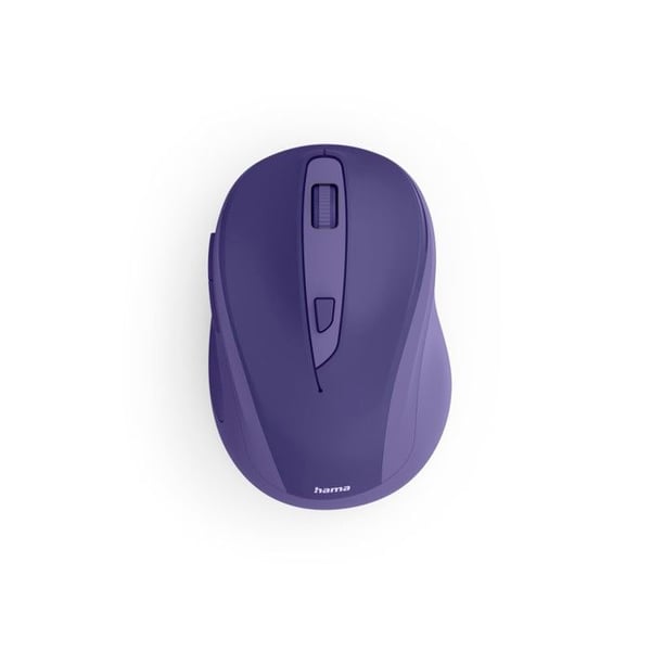 Mus, trådlös "WM-400", ergonomisk, optisk, 6 knappar, ljudlös, blå