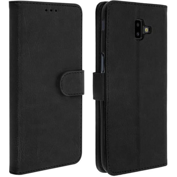 Smartphonefodral - Samsung - Galaxy J6 Plus - Svart - Flexibelt - Magnetiskt