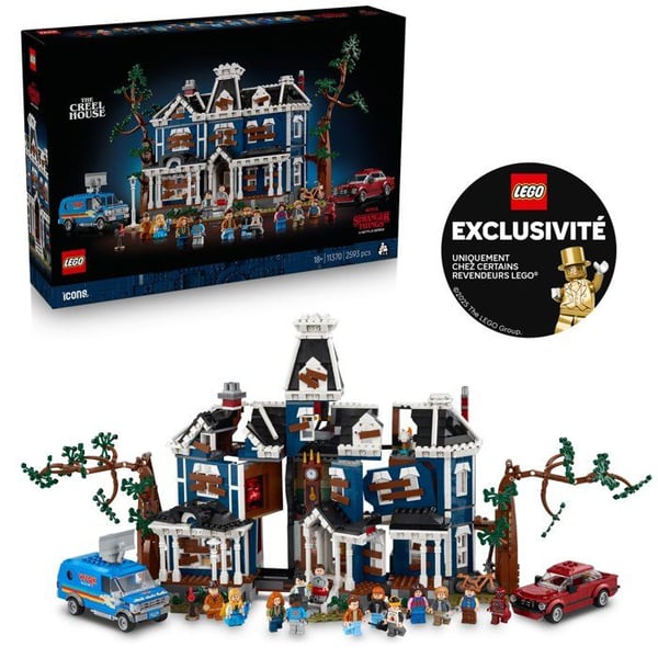 LEGO Icons 11370 Stranger Things: Creel House - Byggset för vuxna - Present