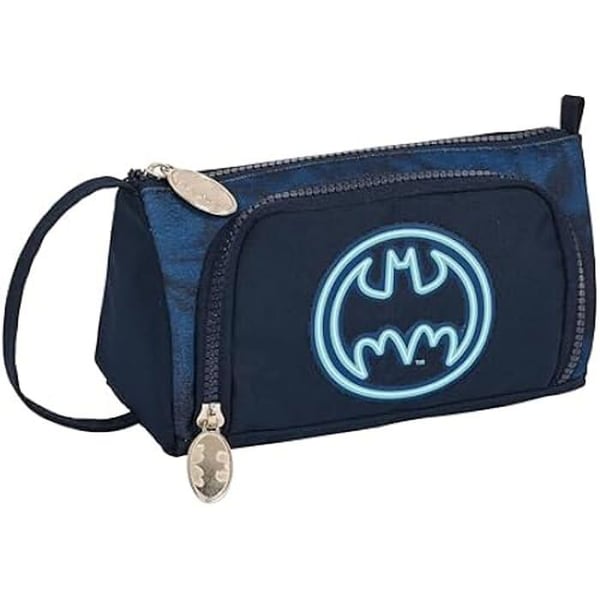 Trousse - Safta - Batman Legendary - Avtagbar Ficka - Barn - Syntetiskt Mörkblå