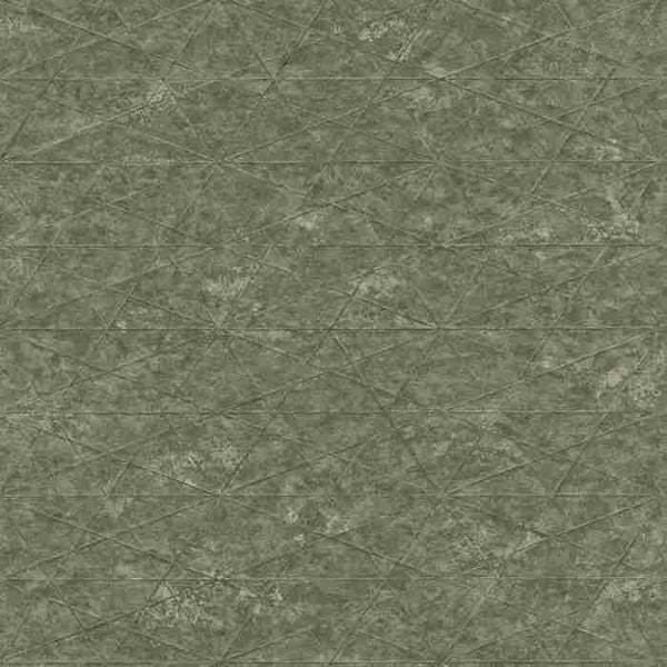 Non-woven tapet - RASCH - 554359 - Geometriska mönster - 0.53 x 10.05 m - Grön