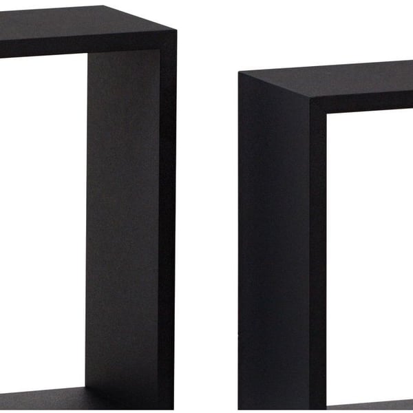 ARTIUM Set av hyllor BERTA 30/27/24 cm, svart