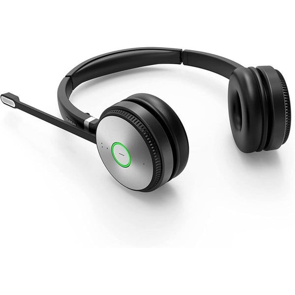 Trådlösa hörlurar - Yealink - WH62 Dual Teams - Svart - USB-anslutning - Uppladdningsbart litiumbatteri