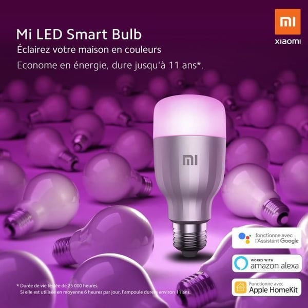 XIAOMI Smart LED-pære - 800lm - E27 - 10W