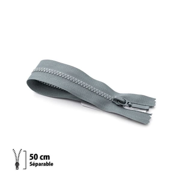 Dragkedja Z49 - PRESTILON 4 mm 50 cm - Separabel