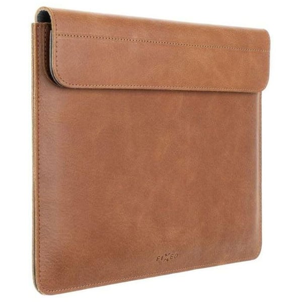 Datorväska - FIXED - Oxford pro - Brun läder - 15,3 tum - Unisex - Magnetisk stängning