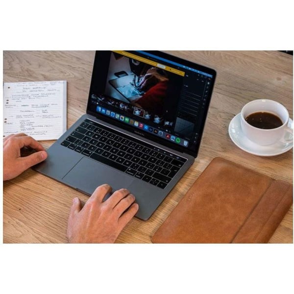 Datorväska - FIXED - Oxford pro - Brun läder - 15,3 tum - Unisex - Magnetisk stängning