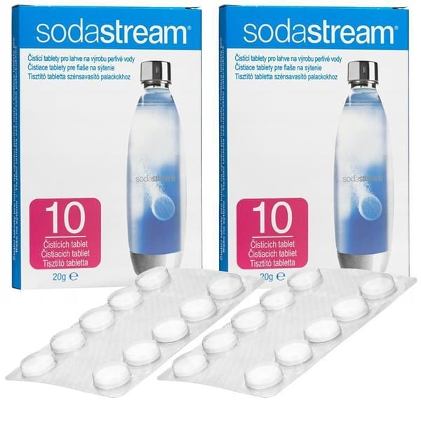 Rengöringstabletter - SodaStream - Rengöringstabletter x2 10st - effektiv avkalkning av flaskor