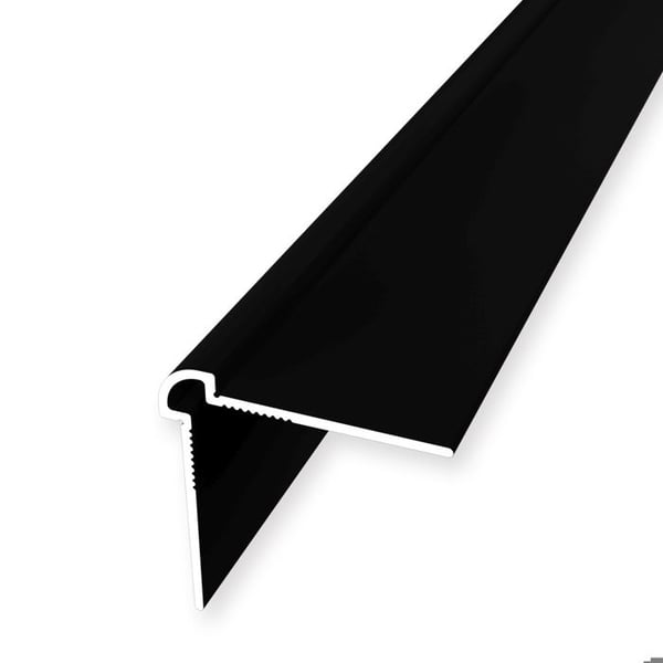 Väggprofil "Nr. 150" 25 x 25 x 2700 mm Alu Hörnprofil för tapet Slät Svart icke borrad