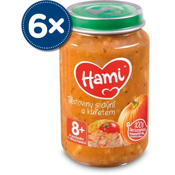 Hami Pasta med pumpa och kyckling 6×200 g