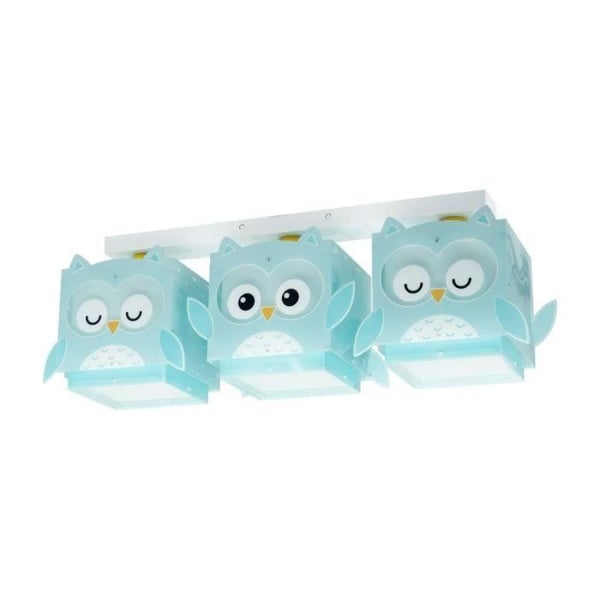 Barnplafond med 3 ljus Liten Uggla