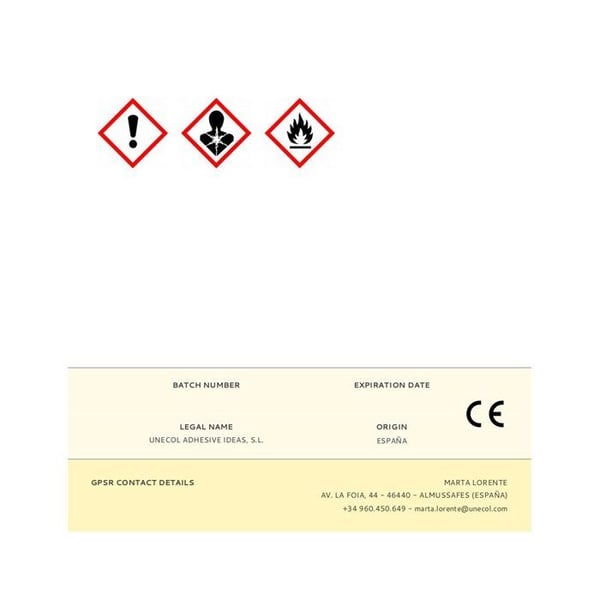 Instant PVC, Metallburk 250ml med pensel A2011 Unecol