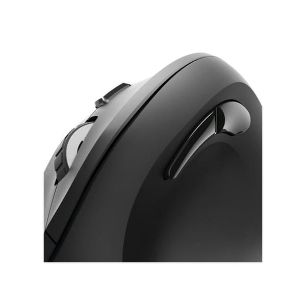 HAMA vertikal ergonomisk mus - 6 knappar - trådbunden - svart