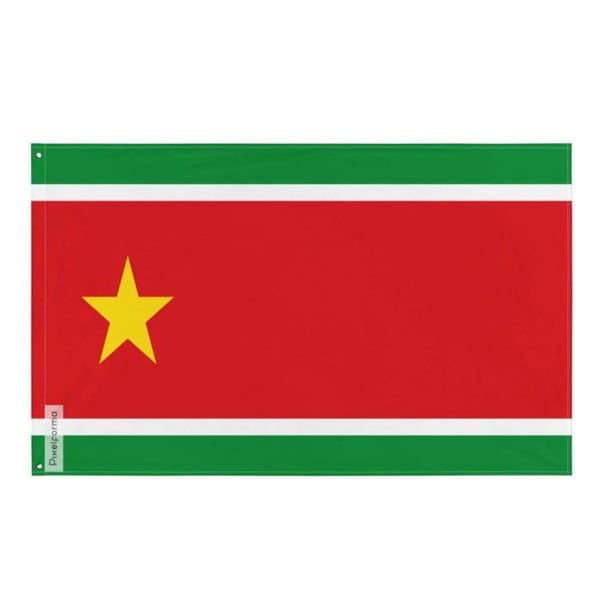 Officiell Guadeloupe-flagg – 64 x 96 cm – Polyester – Metallöglor – Hållbar