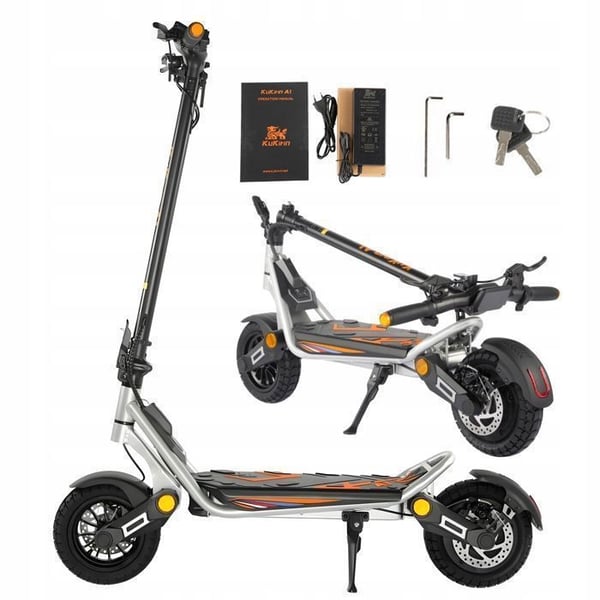 Kukirin A1 Elektrisk scooter 800W effekt maksimal hastighed 45KM/H batteri 48V13Ah rækkevidde ≤ 42km 10 tommer vakuumdæk