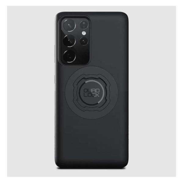 Telefonfodral - QUAD LOCK - Samsung Galaxy S21 Ultra - Quad Lock-mekanism - Polykarbonatkärna + stötabsorberande TPU - Åtkomst till S Pen