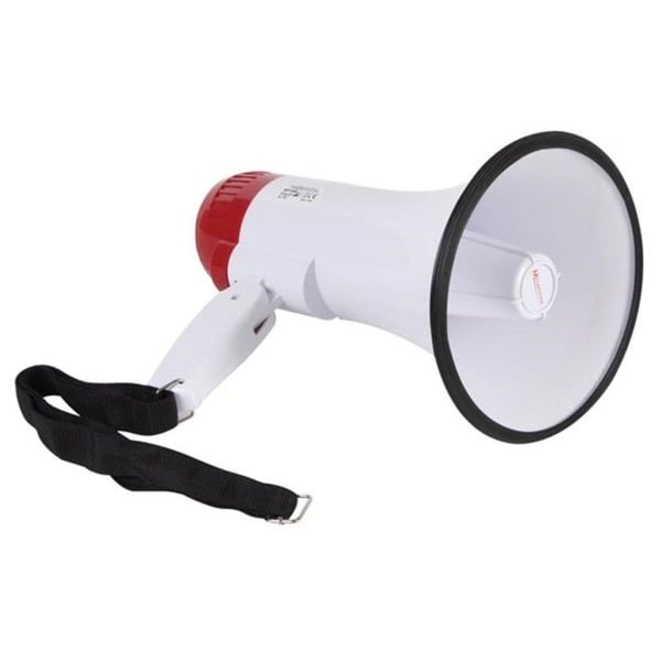 Megafon - MGAPHONE - 10W - Inspelningsfunktion - Fällbart handtag - Axelrem