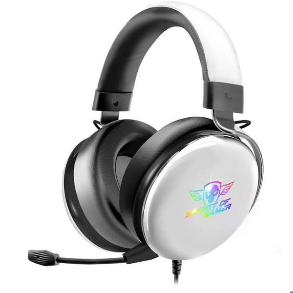 Gaming Headset - SPIRIT OF GAMER - XPERT H700 - Ljud 7.1 - LED RGB - Vit