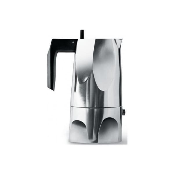 Espressokanna - ALESSI - 3 koppar - Aluminium - Silver - 15 cl