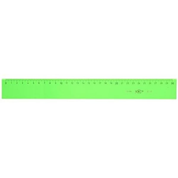 Regel - Faibo - 106 - 30 cm - Metakrylat - Hög precision - Grön färg