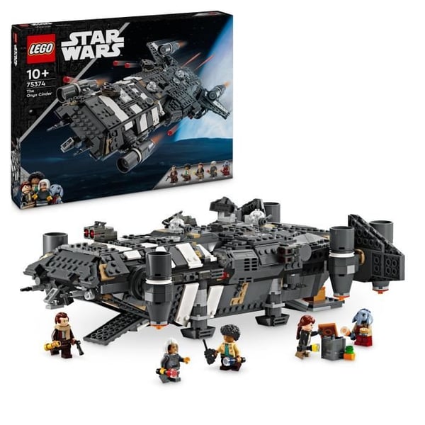 LEGO 75374 Star Wars Skeleton Crew Le Onyx Cinder - Samlarfartyg - Kreativ Byggleksak - Setet Innehåller