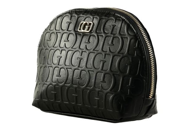 GUESS Toilettaske i sort til kvinder - Television Dome Zip Bag 298801