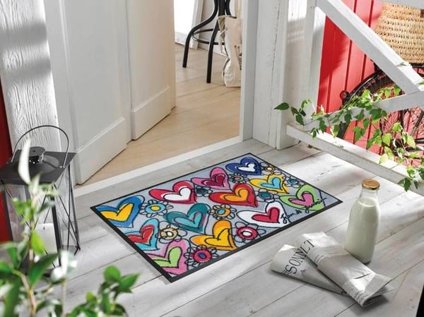 Paillasson - washdry av KLEEN-TEX - 078722 - 75x50cm - Halkskydd - Tvättbar vid 60°C