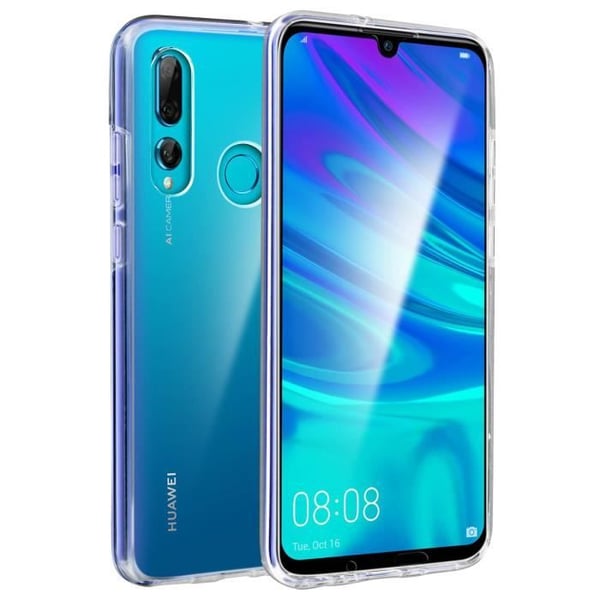 Skyddande skal - AVIZAR - Huawei P Smart plus 2019 - Ultra-tunt - Transparent - Vit