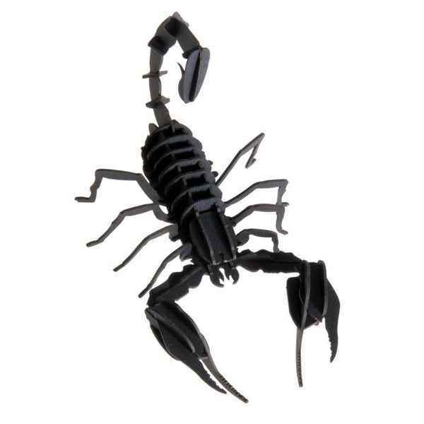 3D-pappermodell - Fridolin - Skorpion - 11x8x7,5 cm - Kreativ aktivitet - Från 8 år