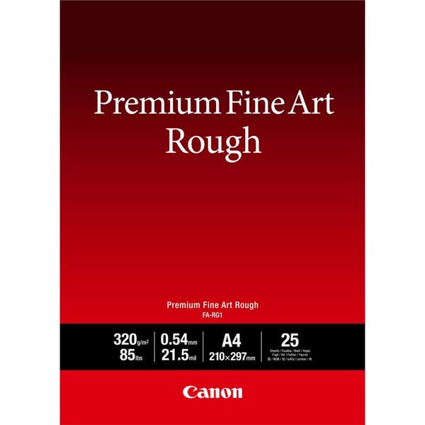 Papir beaux-arts - CANON - Premium Fine Art Rough - A4 - 320 g/m² - 25 ark
