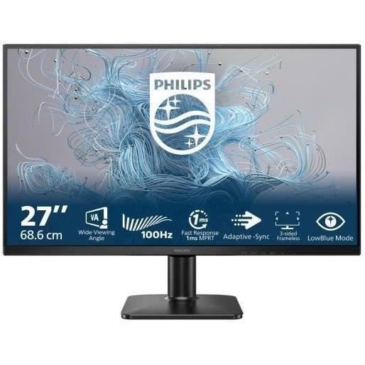 Skärm PC - PHILIPS - 27" - FHD - 100Hz - VA-panel - 1ms - 27E2N1100L