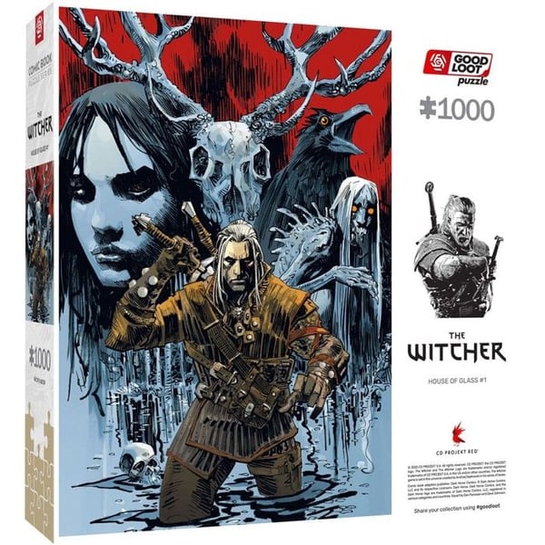 Bra Byte - The Witcher - Pussel Glasets Hus (1000 bitar)