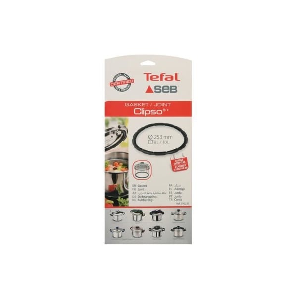 Fælles til trykkoger i rustfrit stål - SEB - Model 792237 - Kompatibel med trykkogere Clipso® og Clipso® Control