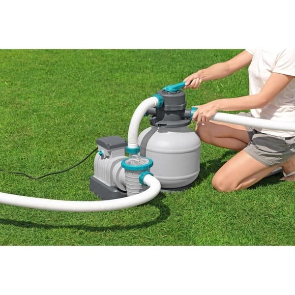 Hiekka- ja suodatinpumppu uima-altaalle, jopa 54 m3 - Bestway - 8 327 L/h - Esisuodattimen kanssa