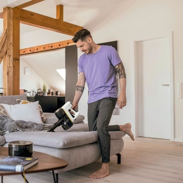 KARCHER VC 4 Cordless myHome - Trådløs støvsuger - Driftstid 30 min - støjsvag - elektrisk børste - boost-tilstand