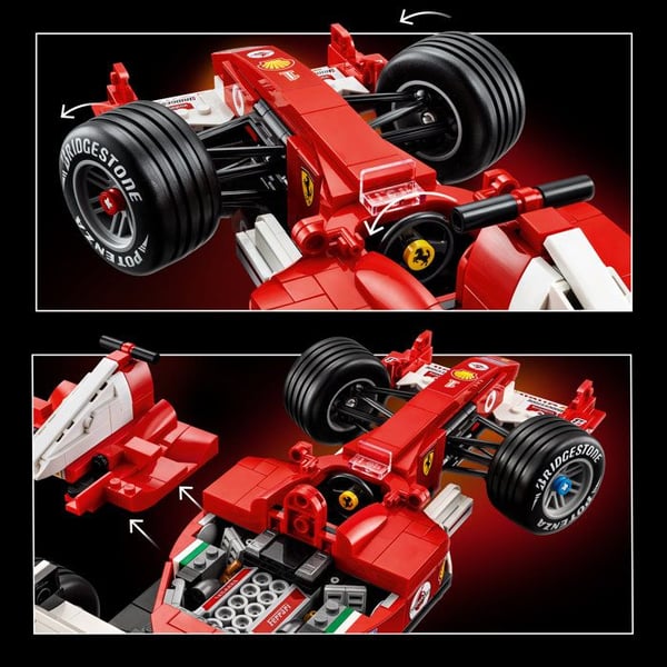 LEGO Icons 11375 Ferrari F2004 och Michael Schumacher - F1 Bilmodell - Vuxenset