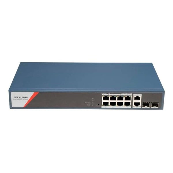 Switch Hikvision DS-3E1512HP-SI-8P2T2F 12 portar 130W Gigabit PoE+ Switch Hikvision DS-3E1512HP-SI-8P2T2F 12 portar 130W Gigabit PoE+