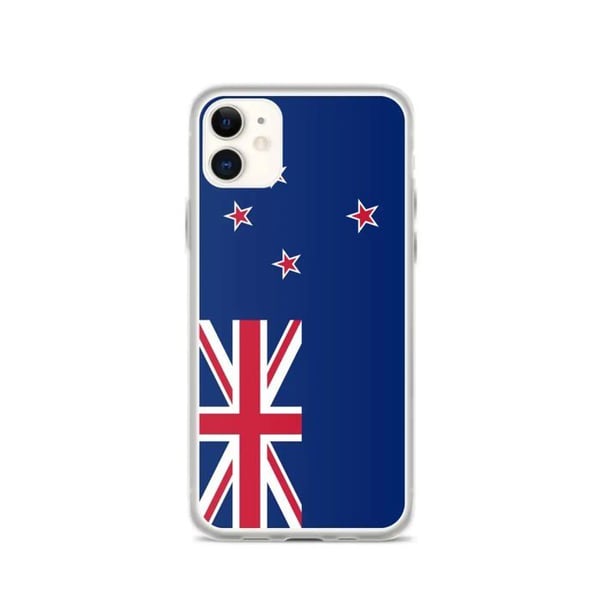 Telefonfodral - PIXELFORMA - iPhone 11 - Flexibelt - Motståndskraftigt - Nya Zeelands flagga