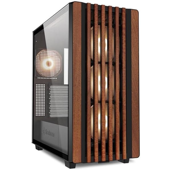 Boîtier - Sharkoon - Rebel C70G RGB - Svart - Härdat glas - Effektiv kylning