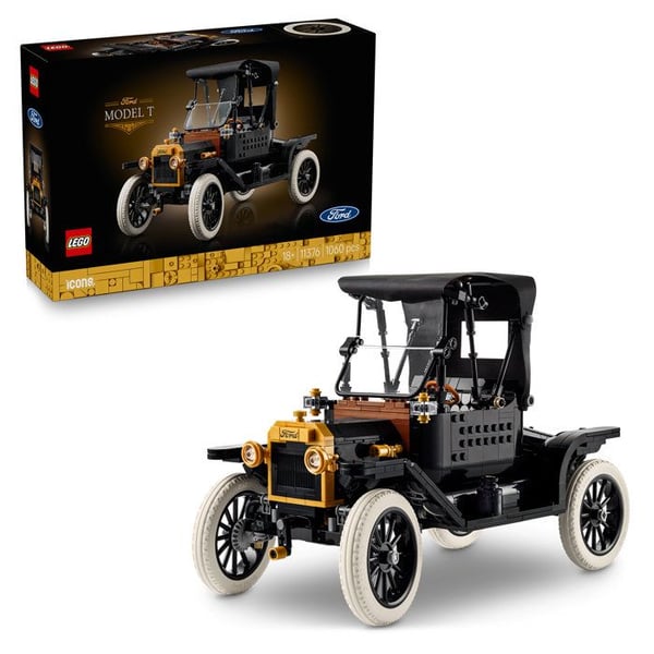 LEGO Icons 11376 Ford Model T - Set för Vuxna - Samlarbilmodell - Present
