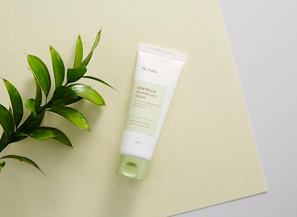 Gelkräm som lugnar - IUNIK - Centella Calming Gel Cream - 60 ml - Hypoallergen - Känslig hud