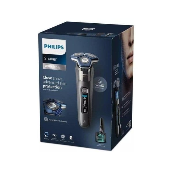 Trådlös rakapparat - PHILIPS - S7887/55 - Svart - 60 min driftstid - Snabb rengöring 1 min