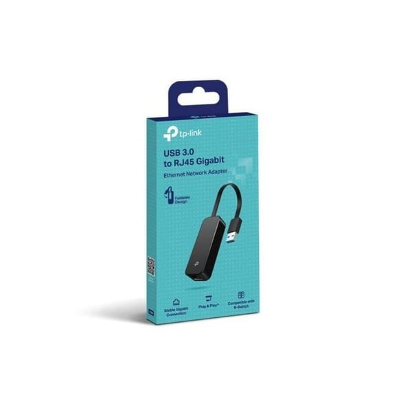 USB till Ethernet-adapter - TP-Link - UE306 - USB 3.0 - Kompatibel med Nintendo Switch - Svart