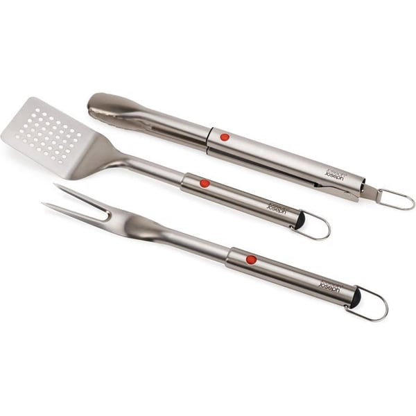 Joseph Joseph GrillOut Set med 3 BBQ-verktyg i rostfritt stål