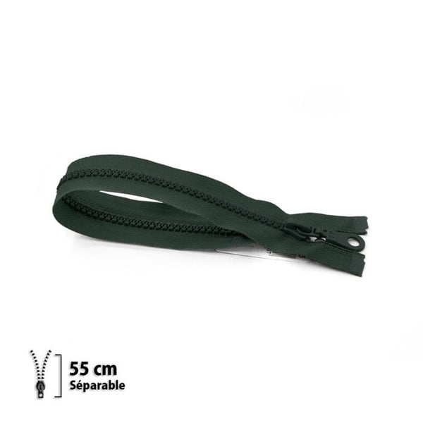 Dragkedja Z54 - formad 6mm separerbar - 55 cm - 7154768055