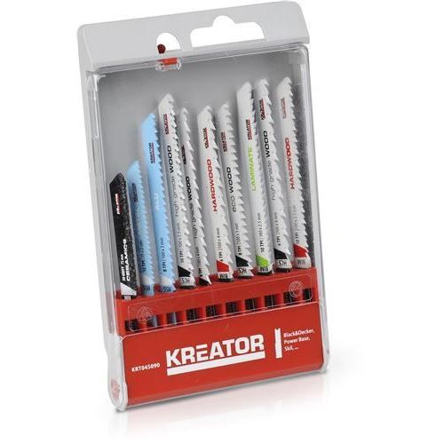 Säggblad för sticksåg - KREATOR - KRT045090 - Universell fäste - Mix av 10 delar