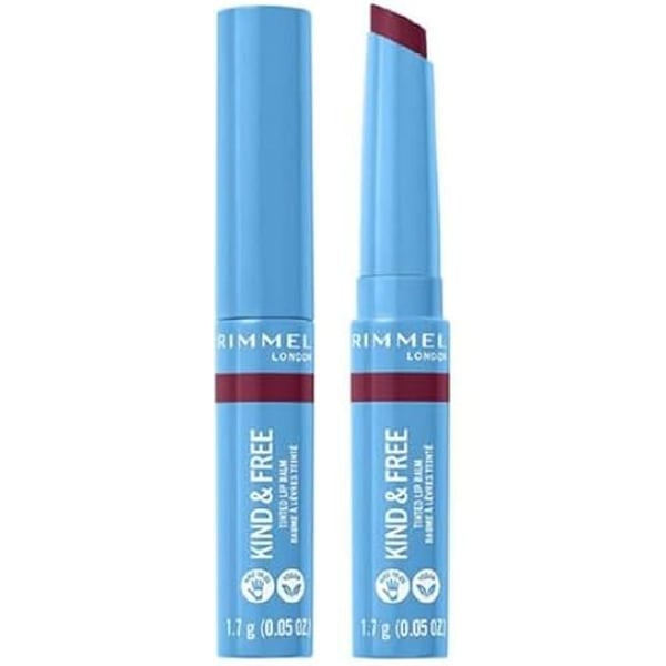 Färgad läppbalsam - RIMMEL - KIND & FREE - Krämig konsistens - 6 nyanser - Lätt täckning