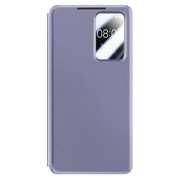 Fodral för Galaxy S26 Ultra med Smart View-fönster och kortfack Grå lavendel