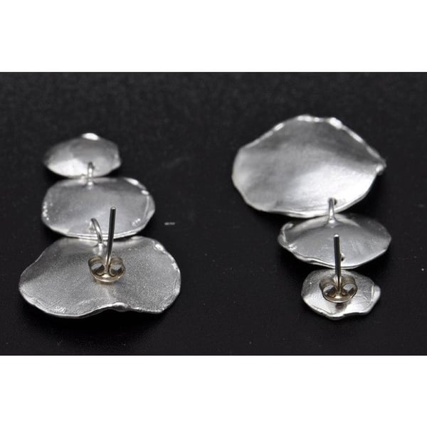 Georgia Charal - Asymmetriska örhängen Silver 925