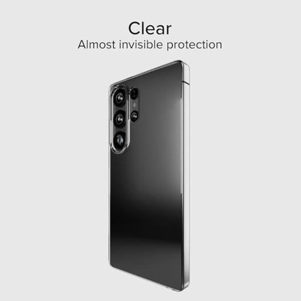 Coque Slim SBS - Samsung S25 Ultra - Flexibel - Helt skydd - Trådlös laddning - Transparent